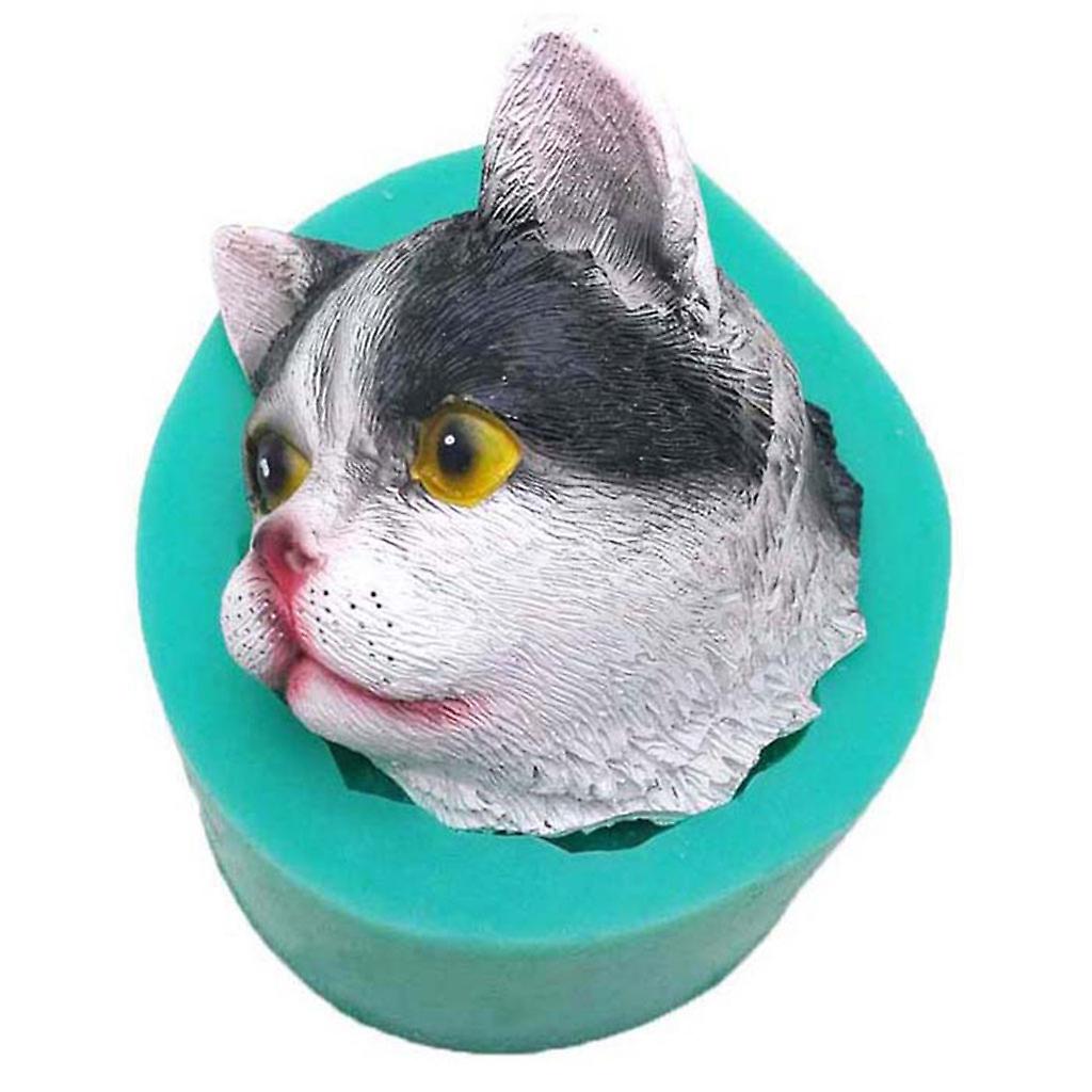 DIY Animal for Cat for Head Shape Moulds Chocolate Mould Clay DIY