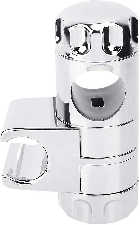 25mm Replacement Shower Rail Bracket - Adjustable Sliding Rail Arm Clamp - Chrome