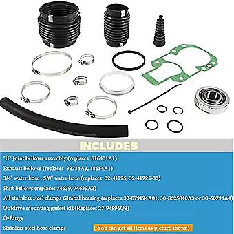For Mercruiser Alpha One 1 Gen 2 Transom Bellows Repair Reseal Kit 30 803099t1