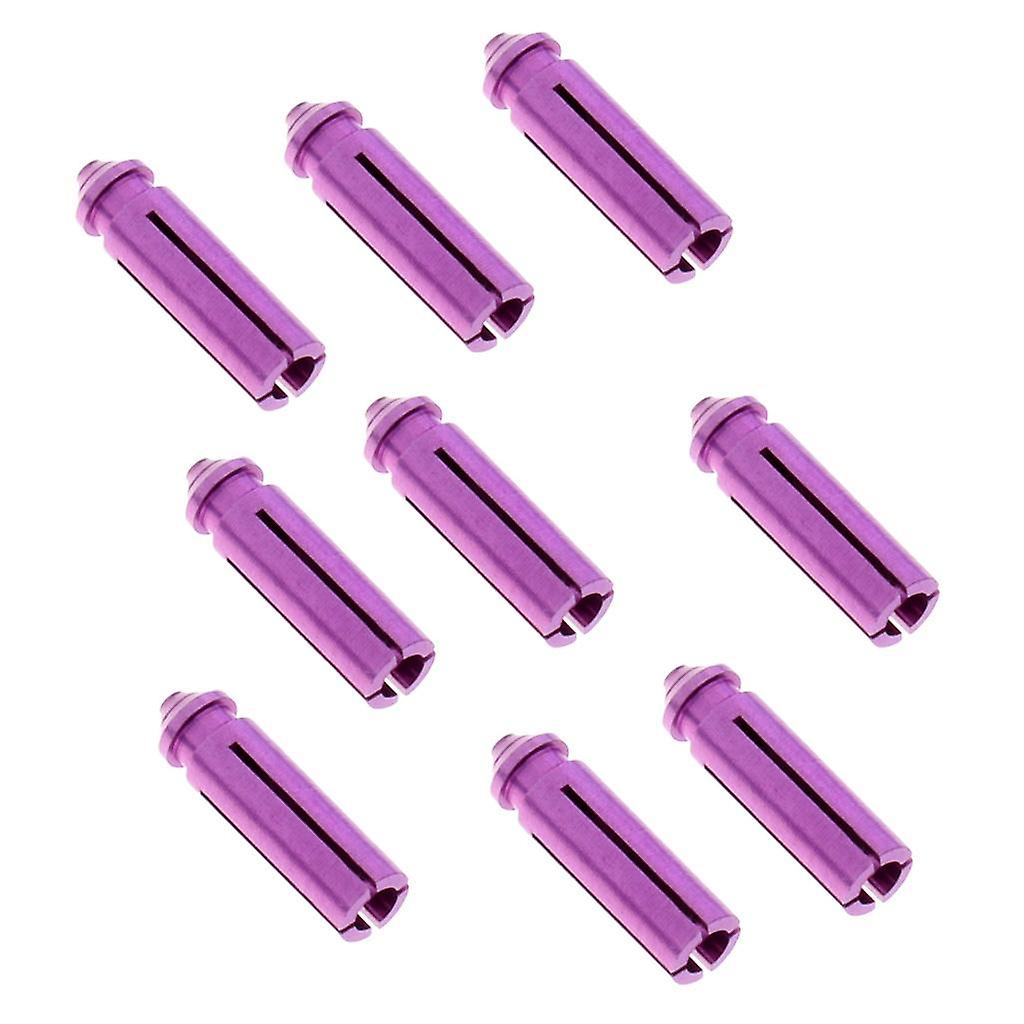 9 Stück Eloxiertes Aluminium Dart Flight Savers / Protektoren Lila