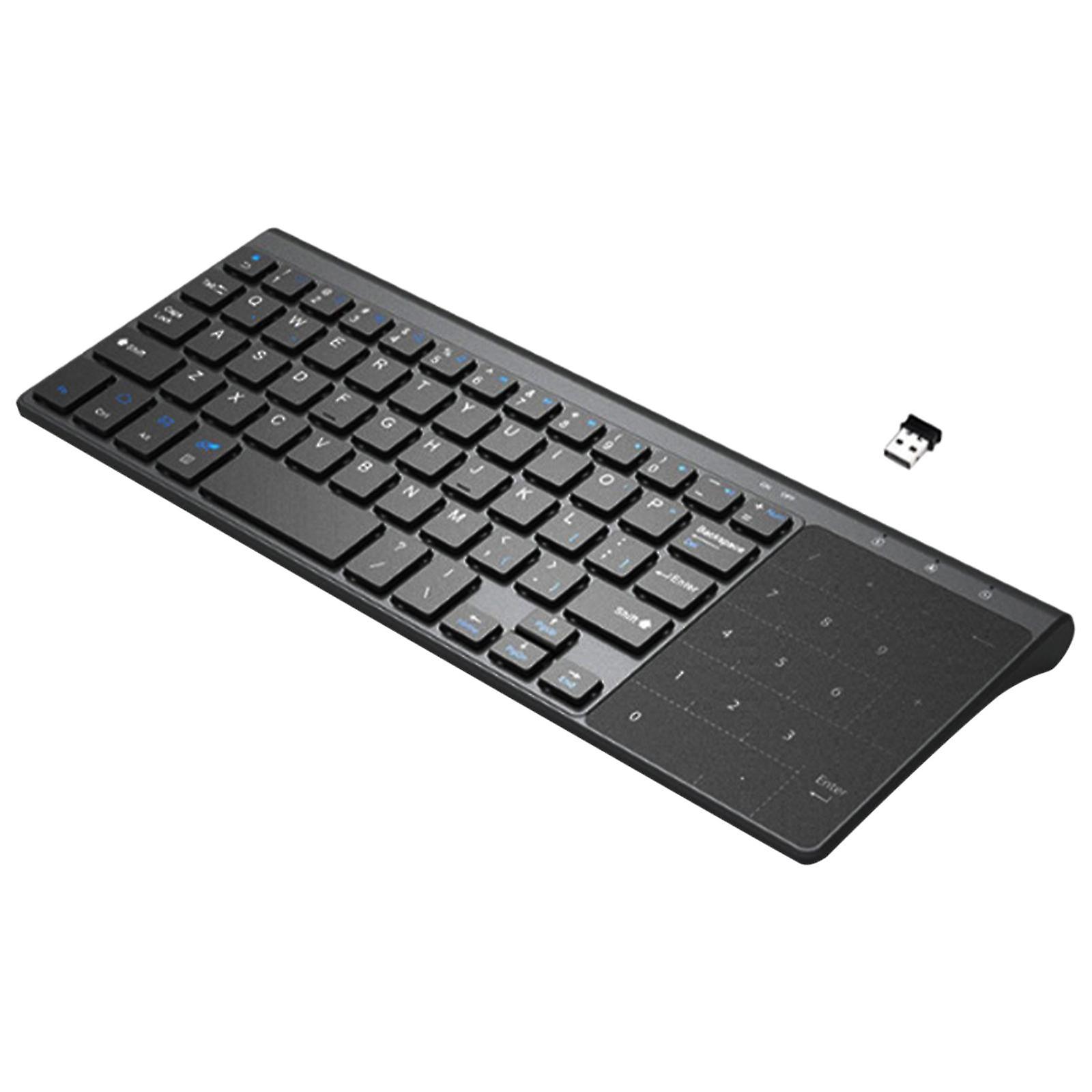 Mini Wireless Keyboard with USB Receiver Universal Portable for PC Notebook
