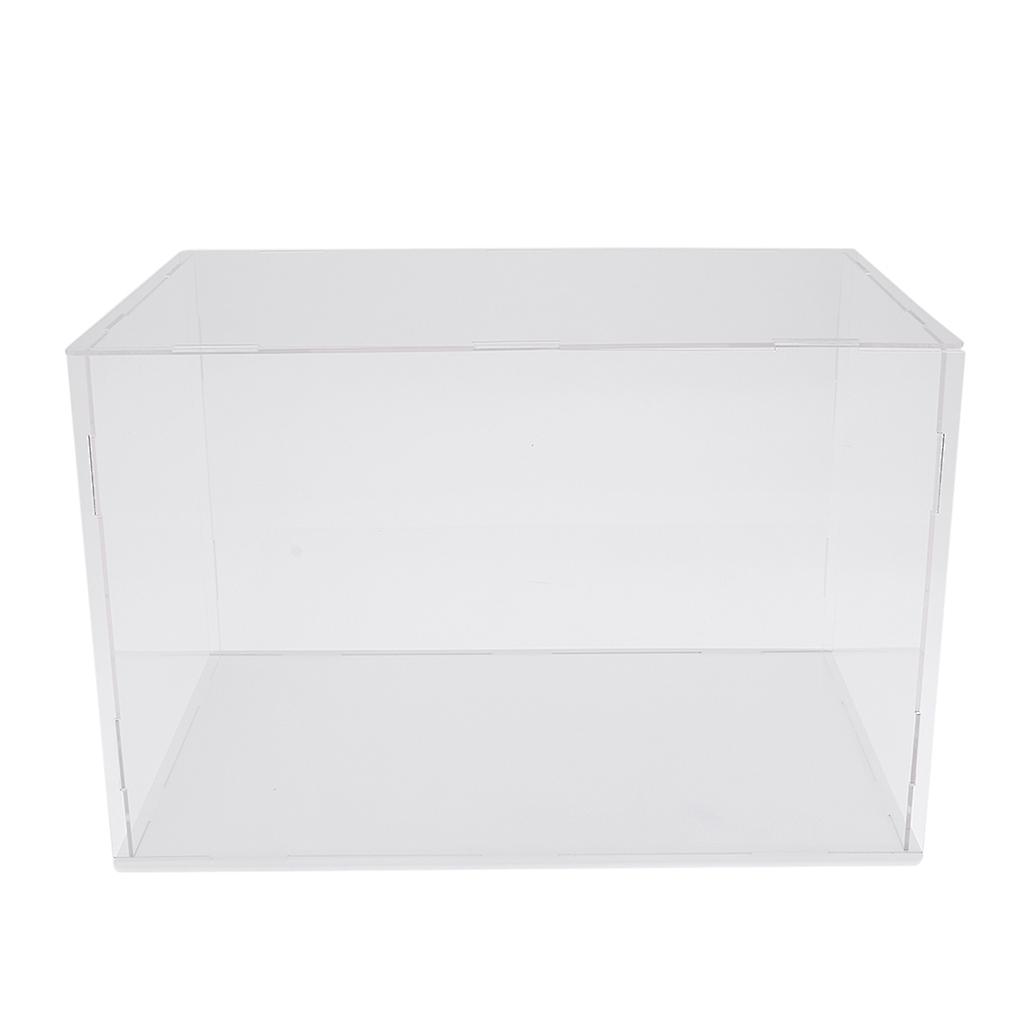 Clear Mini Dolls Diecast Car Display Cube Acrylic Show Case Box - 36x16x16cm