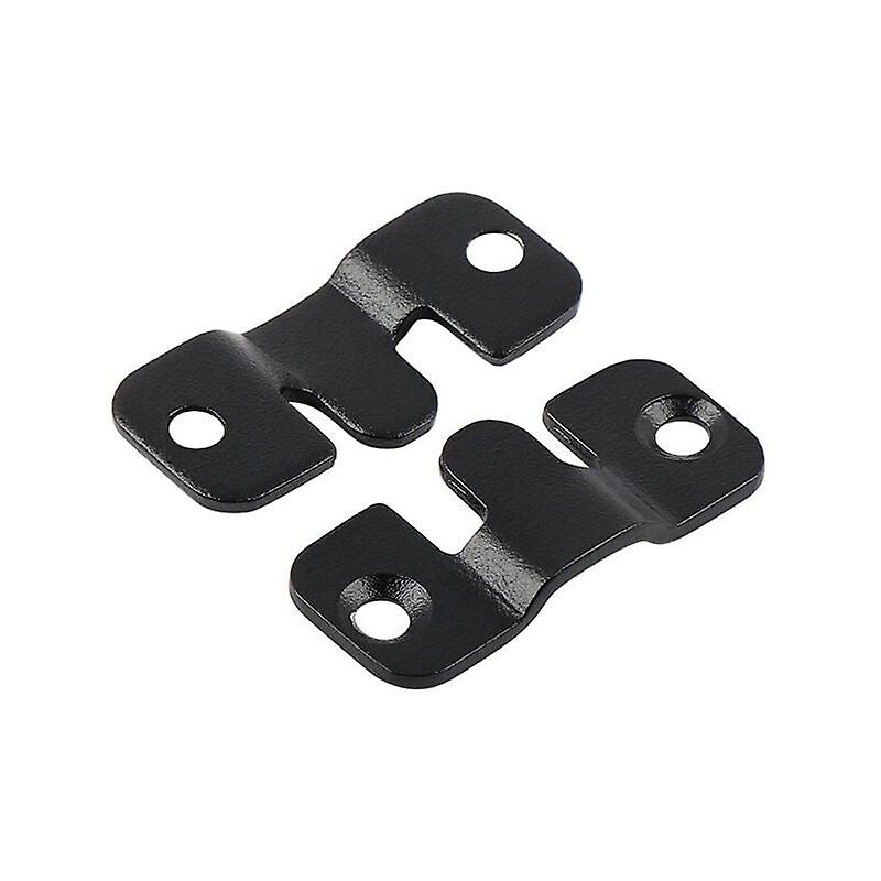 4pcs Modular Sofa Connector, High Quality Metal Sofa Lock, For Two Seater Sofa (Black, Large)