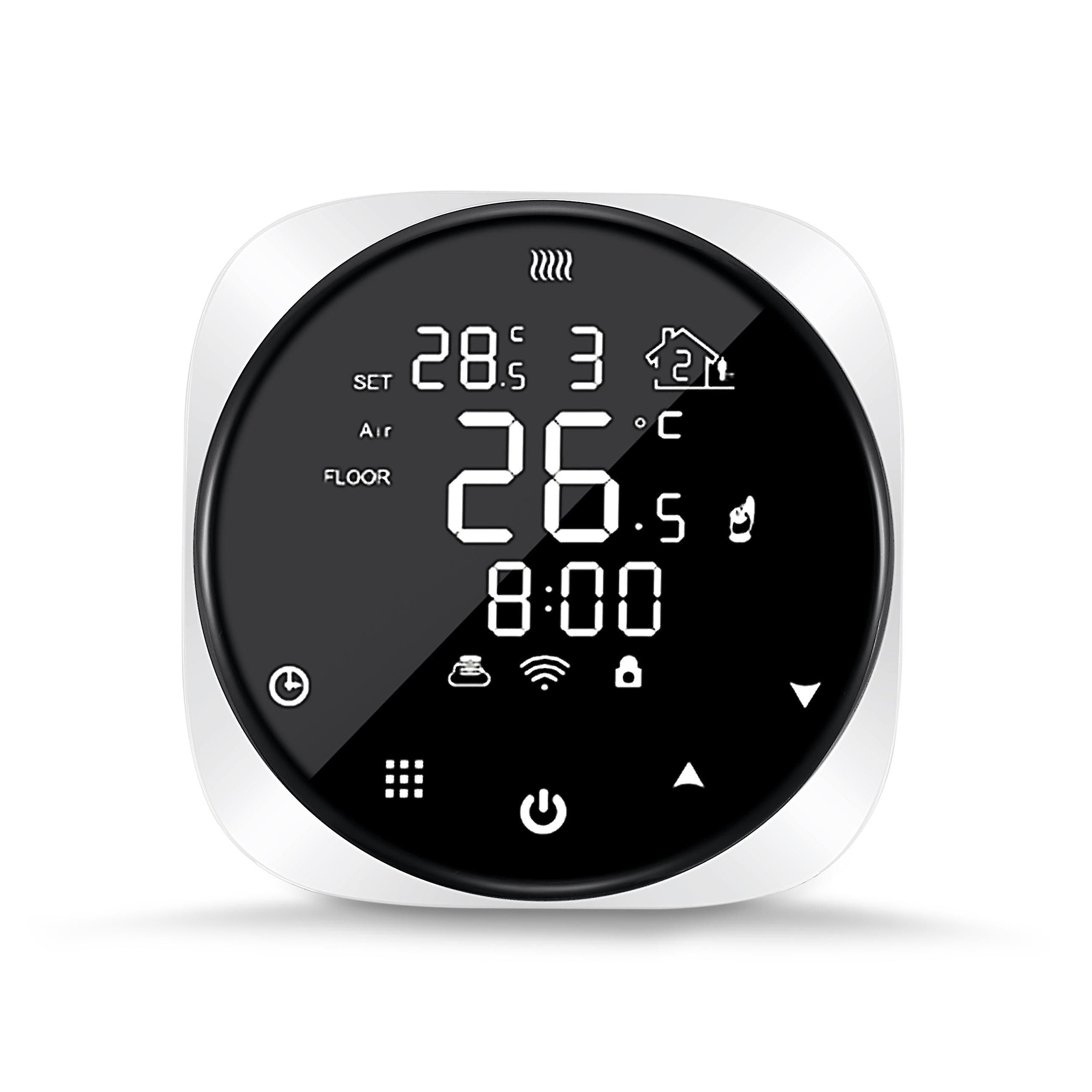 水/電気床暖房/水ガスボイラー温度リモコンサポートアレクサグーグルのための無線LANスマートサーモスタット