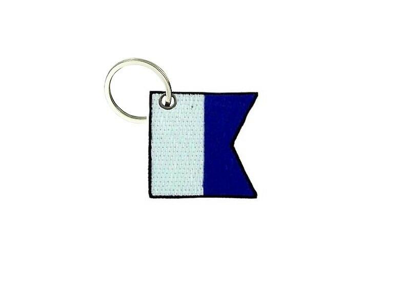 Cle Cles Key Brode Patch Ecusson Flag Maritine Letter An Alpha
