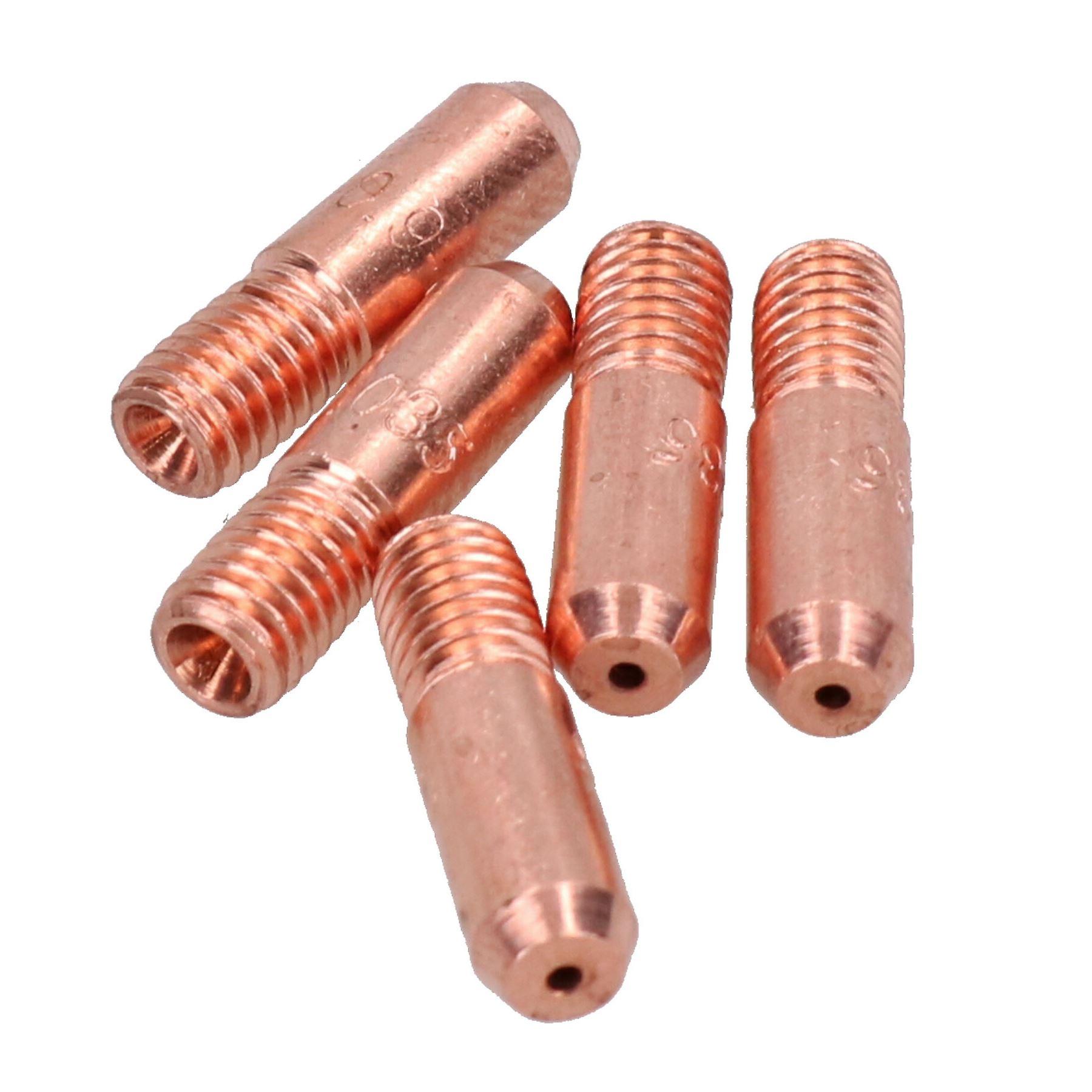 1.0mm Mini Contact Tips 5pk Hobby Welding Torch Welder MIG Gas M5 Thread