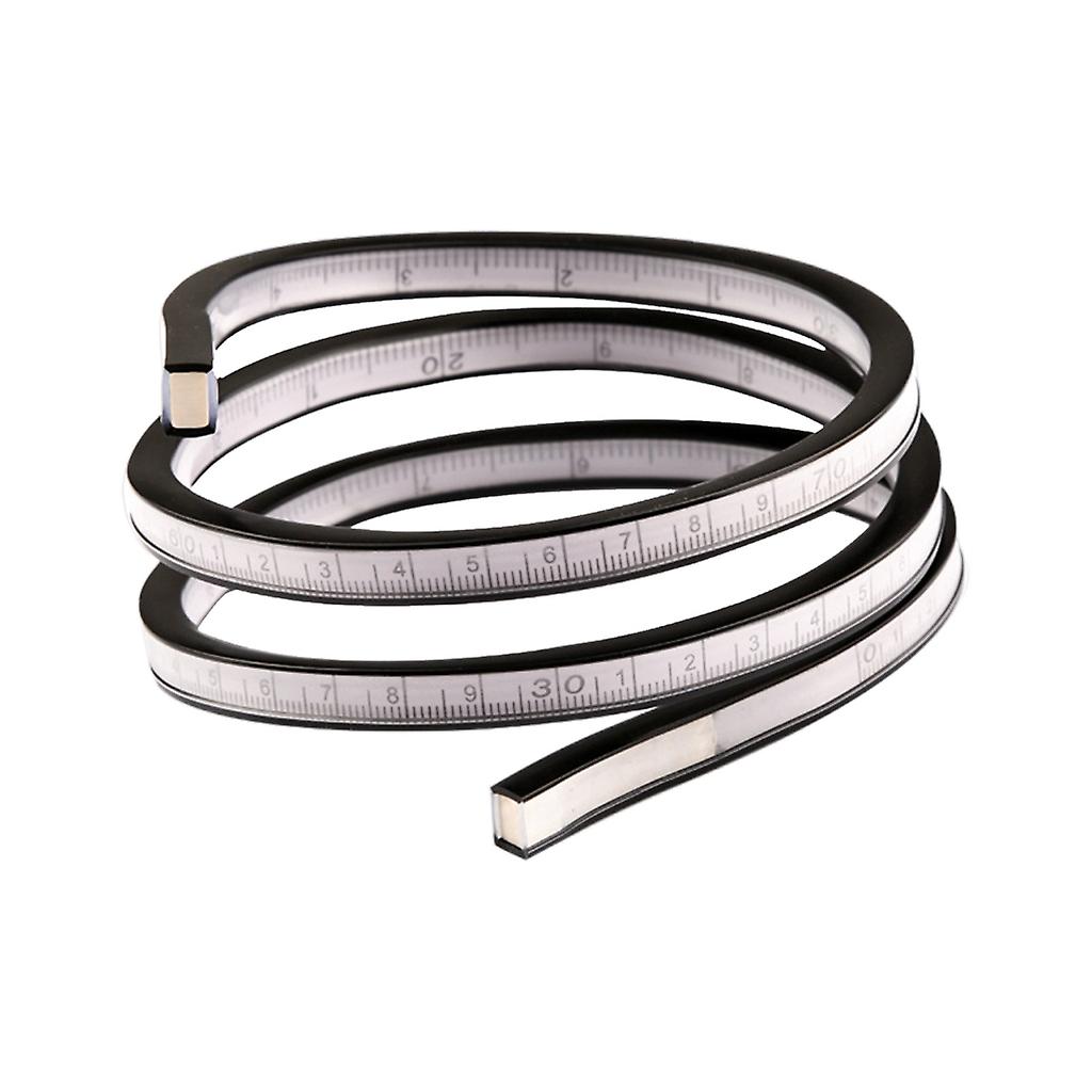 Double-sided Bendable Ruler Curve Ruler Clothing Snake Ruler 30/40/50/75/90cm