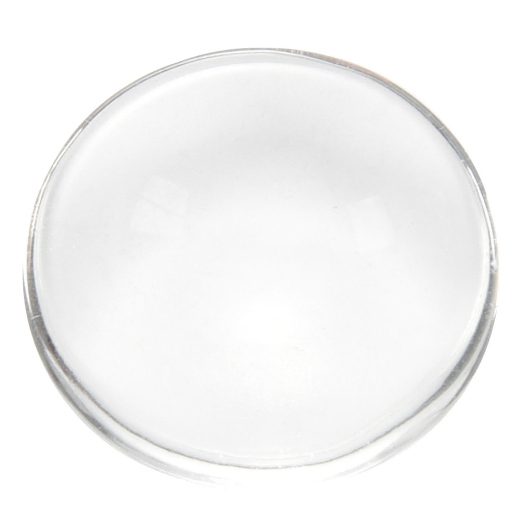 10pcs /lot 20mm Round Flat Back Clear Glass Cabochon Time Gem Patch