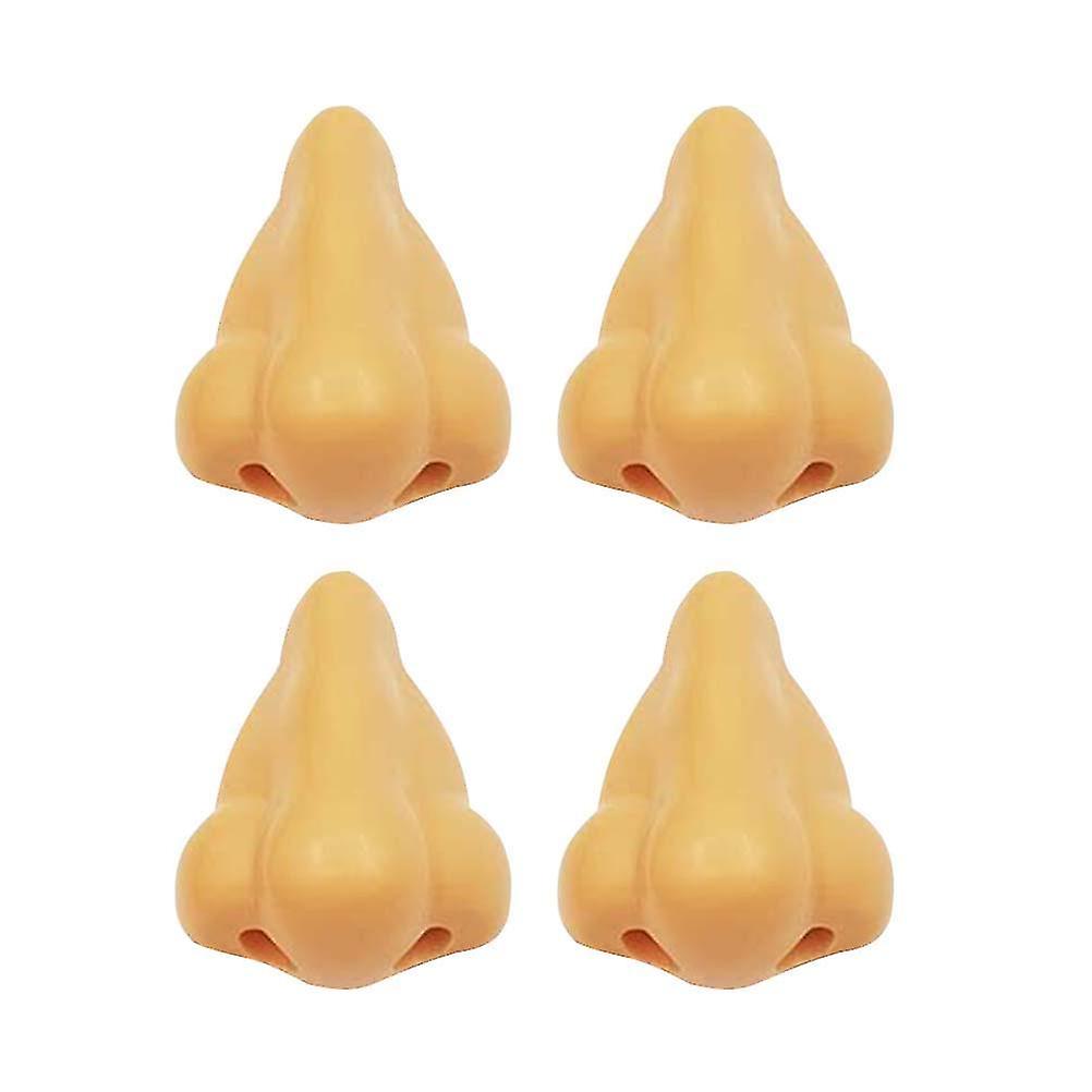 4pcs Sharpener Plastic Practical Nose Shaped Durable Stationery Supplies Pencil Sharpener For Studen