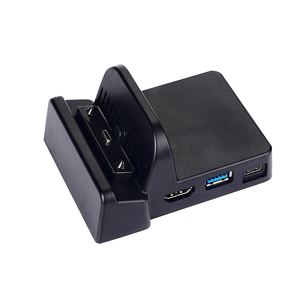 Nintendo Switch Replacement Dock med Advanced Cooling Vent, Sort