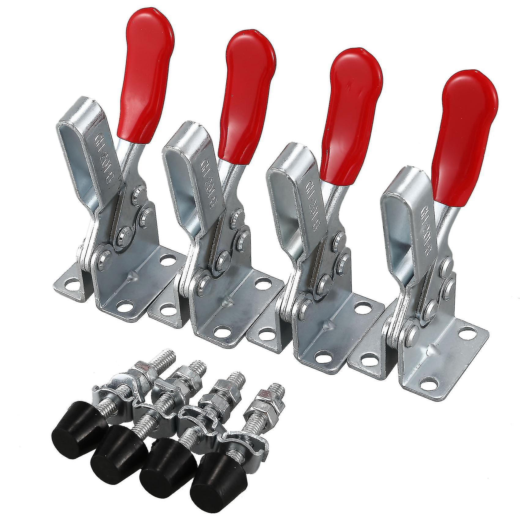 Hand Tool Toggle Clamp 201b Antislip Red Horizontal Clamp 201-b Quick Release Tool 4pcs