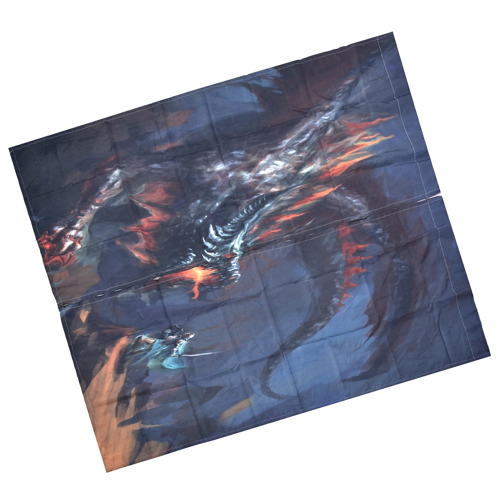 3D Printed Polyester Curtain Monster Pattern Window 170x200cm