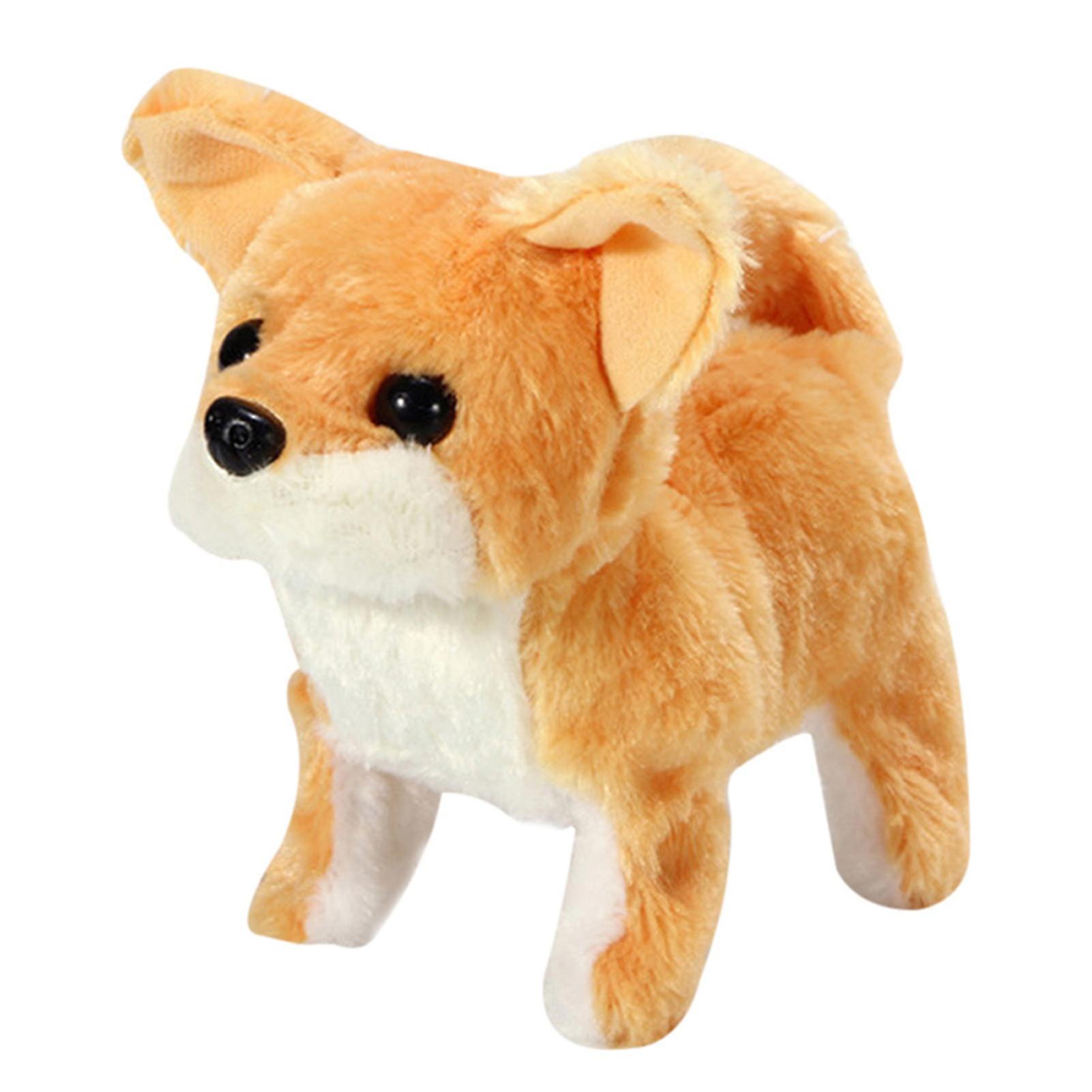 Realistic Electric Toy Pet Simulation Dog Plush Toy Moving Walking Animal Robot with Sound
