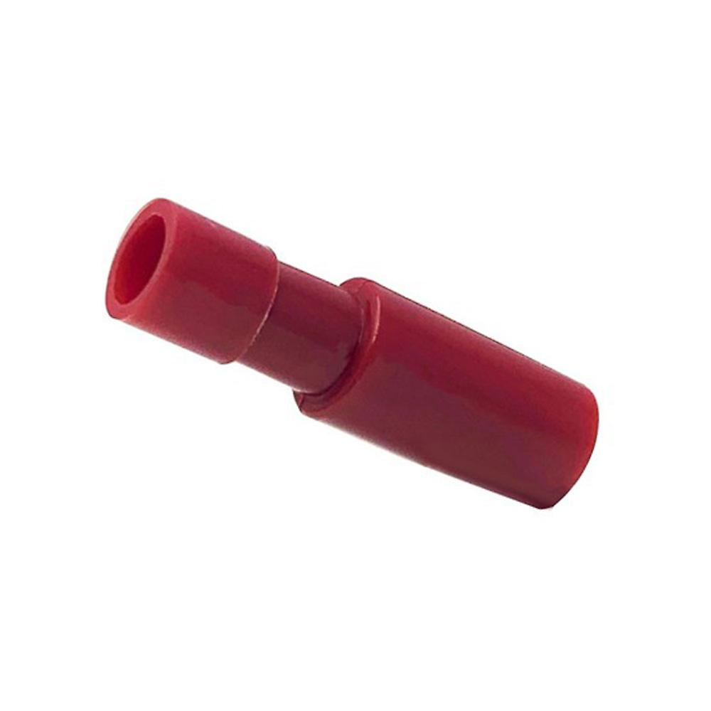 Female Bullet Connectors 4mm Red Pack of 50 Pieces Cable Entry Size 5.0mm