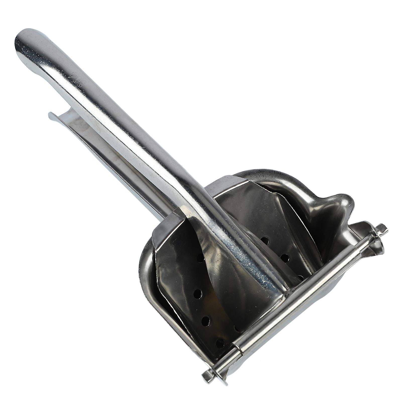 Stainless Steel Lemon Squeezer with Filter Heavy Duty Hand Press Manual Citrus Juicer with Long Handle for Fruits 