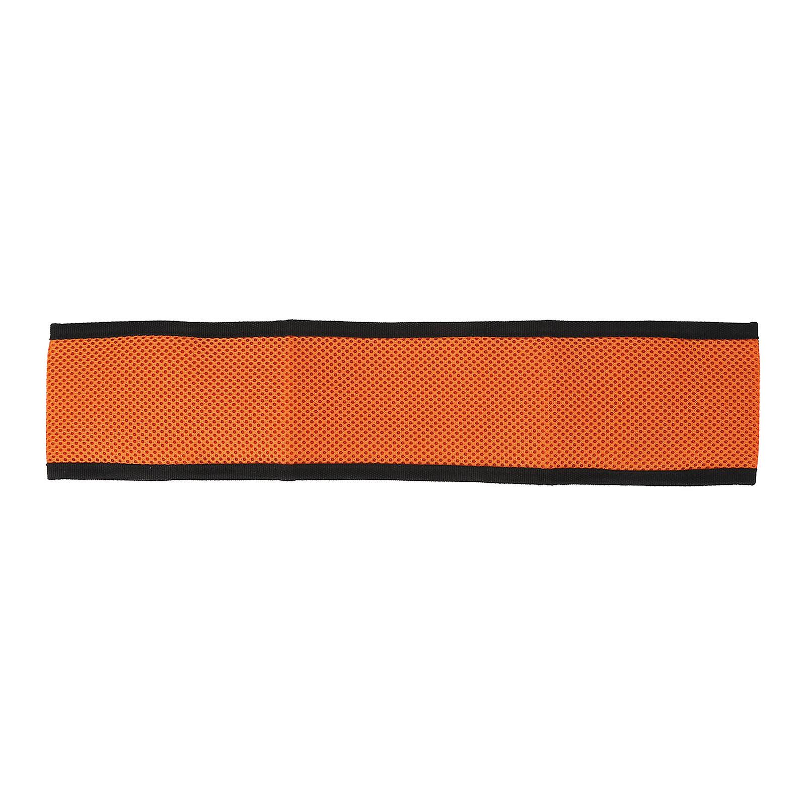 Wheelchair Calf Strap Mesh Fabric Leg Rest Restraining Strap Wheelchair Accessory for 17.7in Width Wheelchair M Size Orange