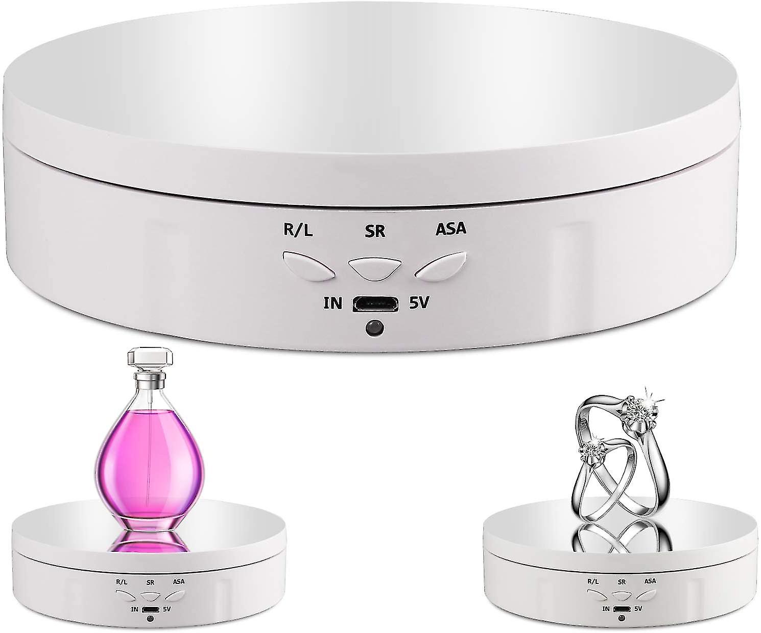 Motorized Rotating Display Stand,360 Degree Rotating Display Stand,3 Speeds,3 Display Angles