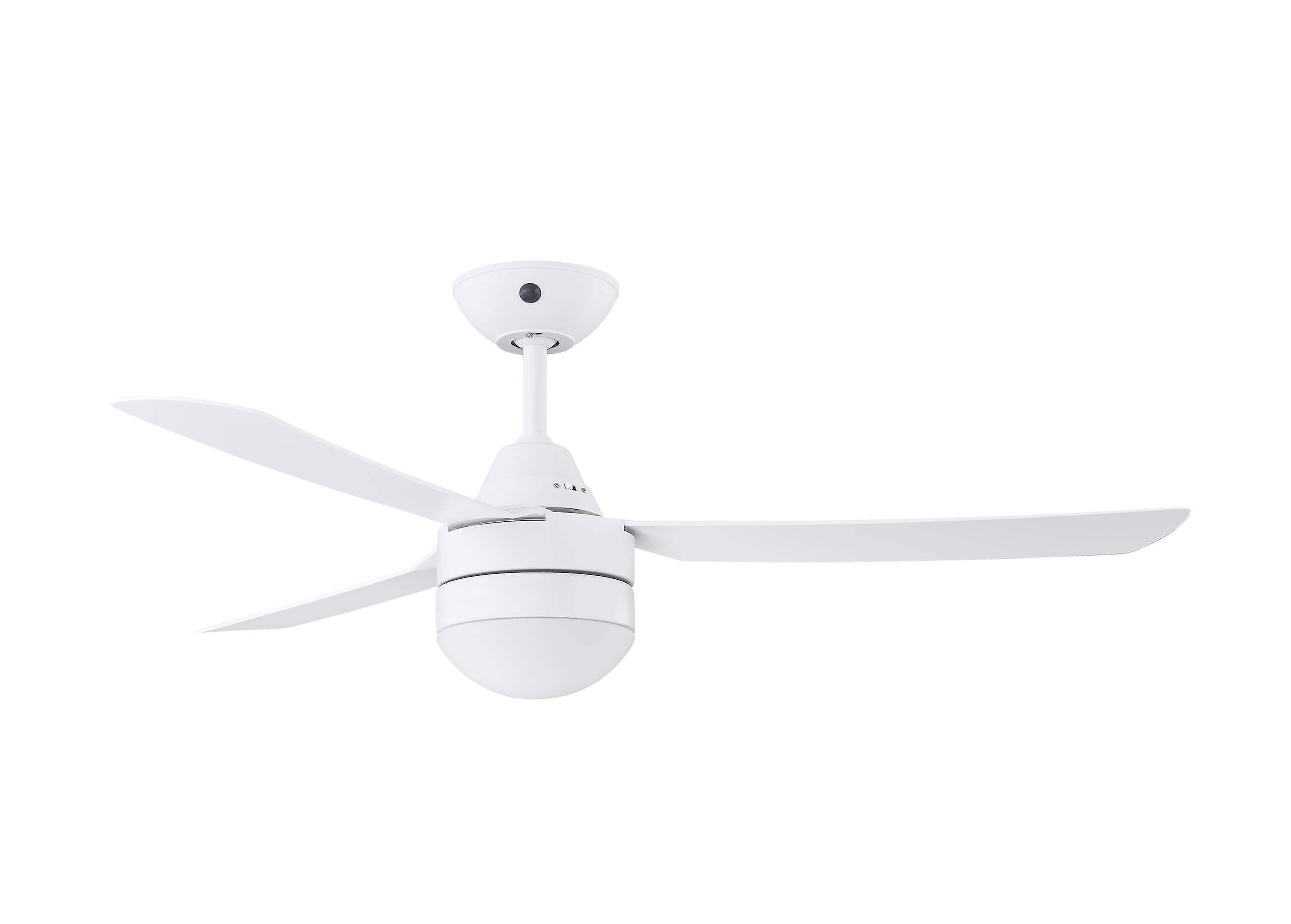 Ceiling fan Megara White with light and remote
