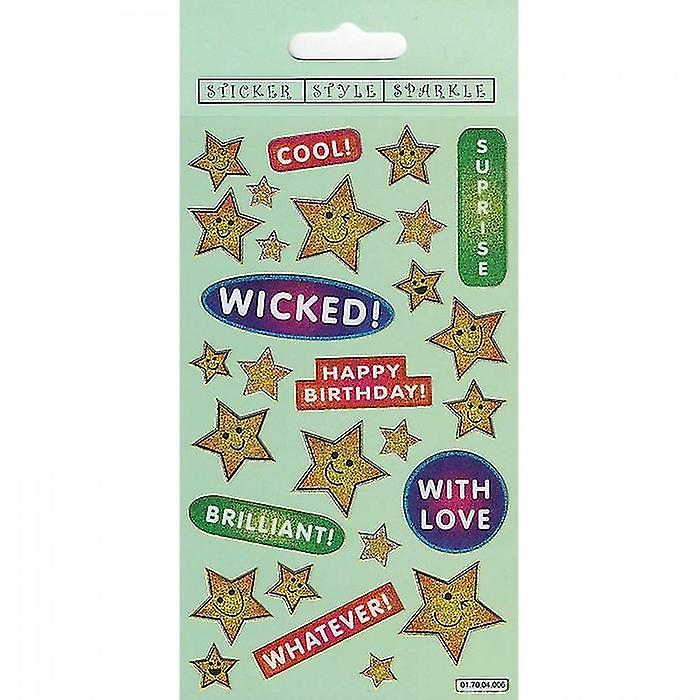 Paper Projects Reusable Wicked Stars Stickers