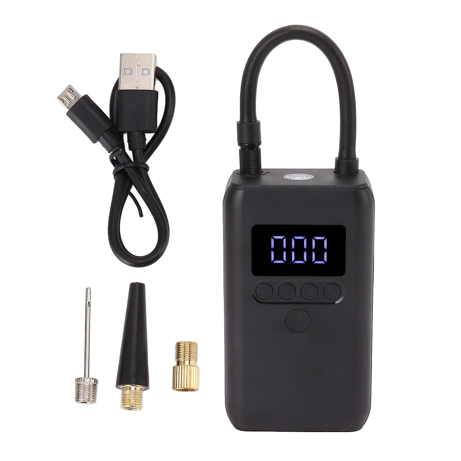 Powerful Portable Air Compressor For Cars, Motorcycles & Bikes With Multi-Function Emergency Tool And Auto-Shutoff Function, Multipurpose Cordless