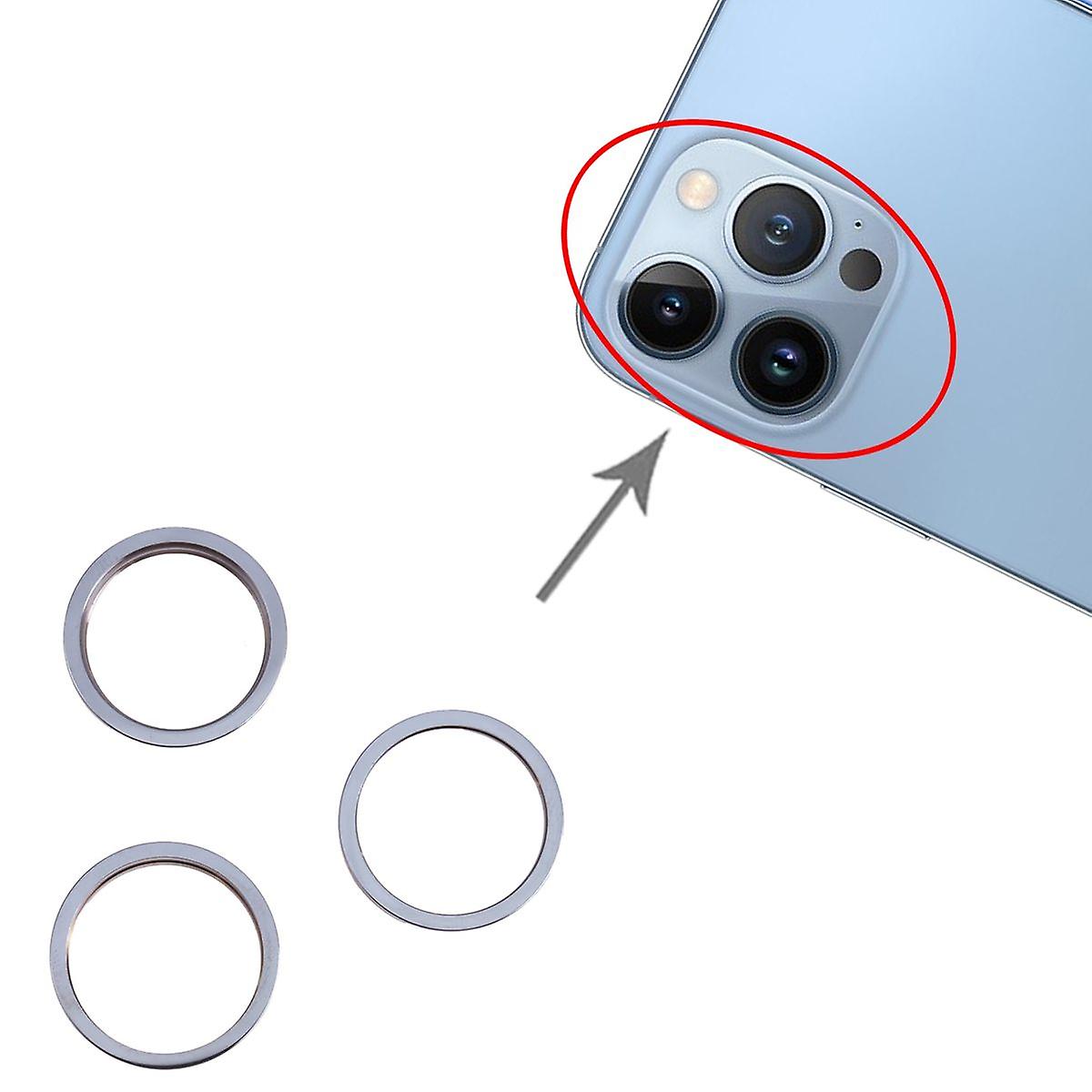 3 pcs Back Camera Lens Socket Protector for Apple iPhone 13 Pro Spare Part Blue