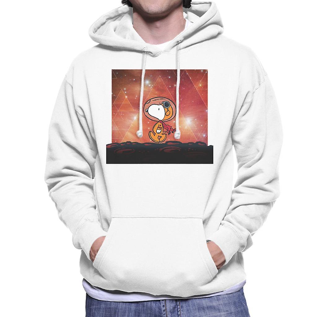Peanuts Snoopy Astronaut na Marsu Pánská mikina s kapucí