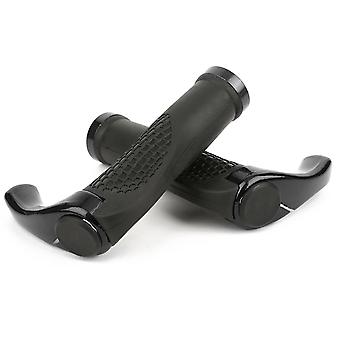 Bike Lockon Grip Mountain Bike Road Bike Lock on Grip Handlebar Grip KitBlack