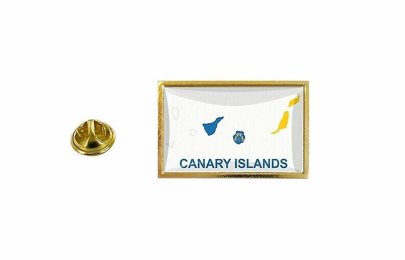 pine pine pine badge pine pines pin-apos;s flag country map canary