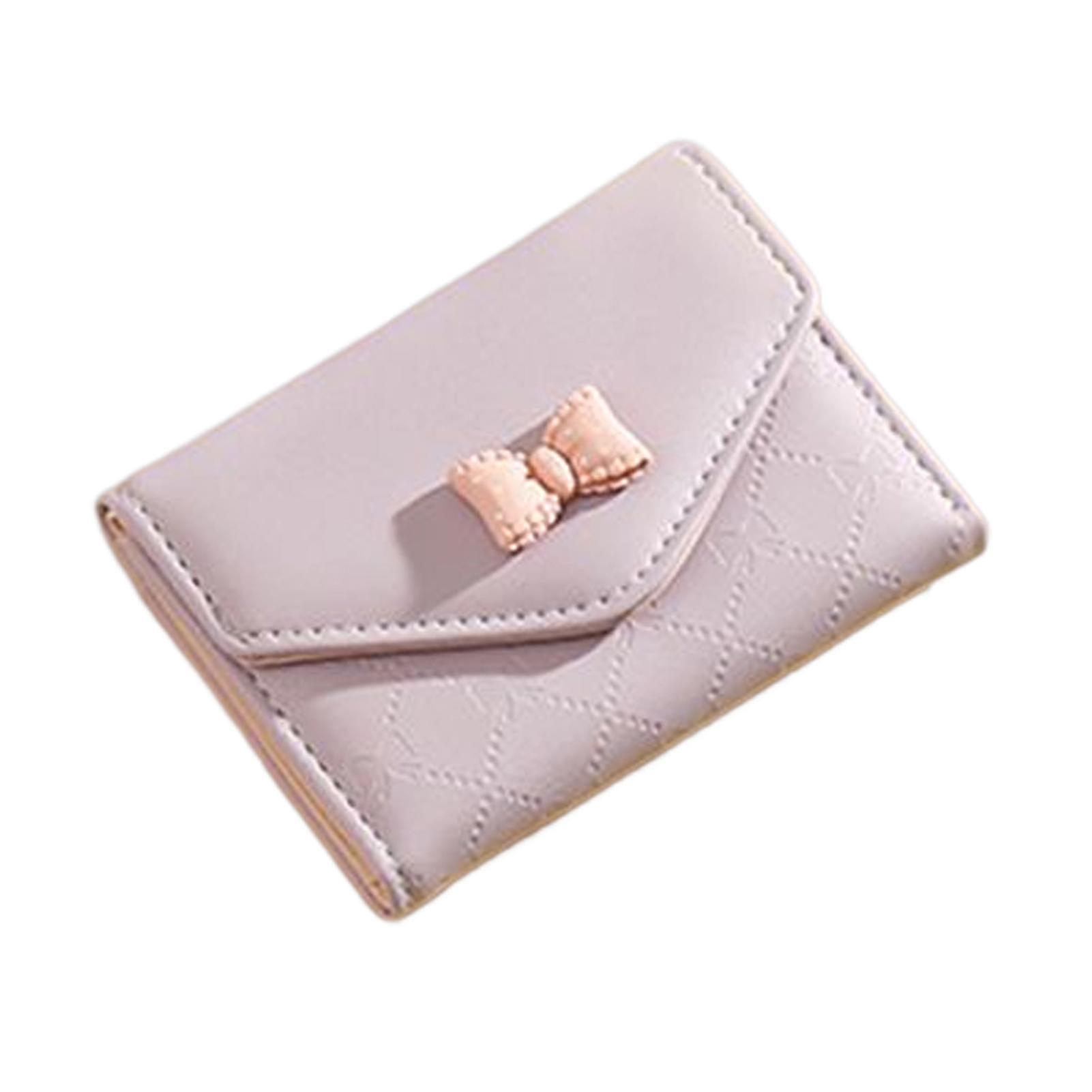 Patchwork Short Card Case Exquisite Workmanship For Daily Life Dating
