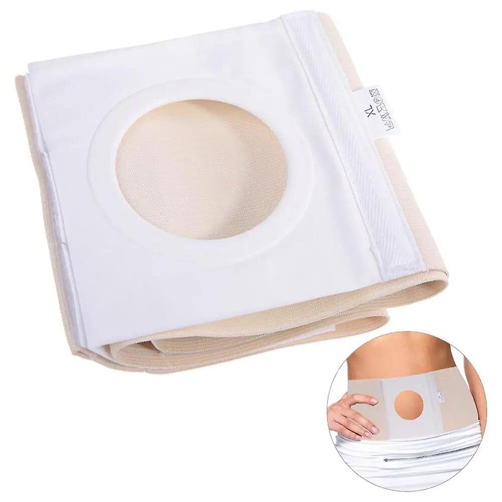 mickcara 4 taille stoma élastique prévention soins médical abdomen ceinture avec un trou unisexe sto