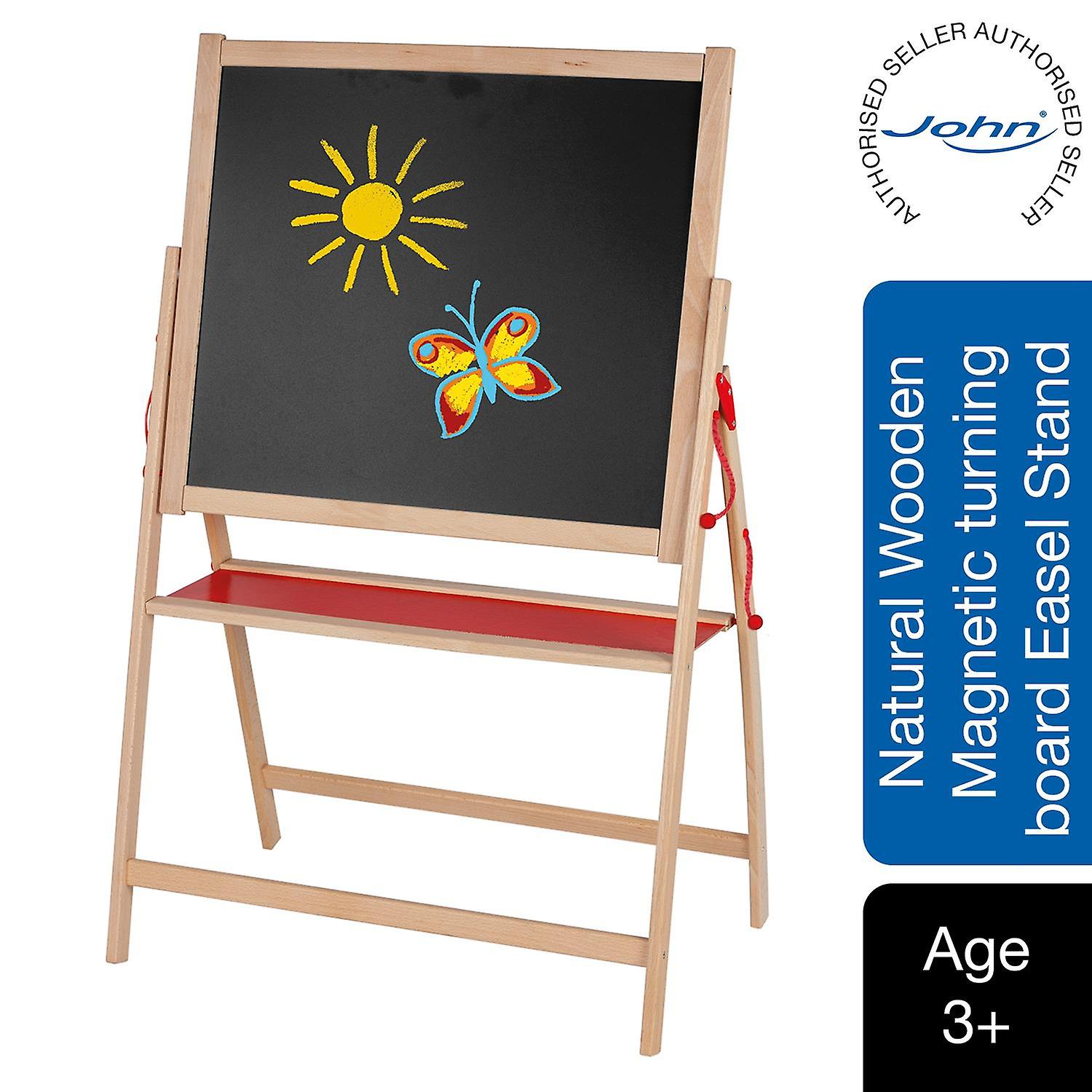 Beluga Easel Double Sided Learning Board with Magnetic Turning Panel
