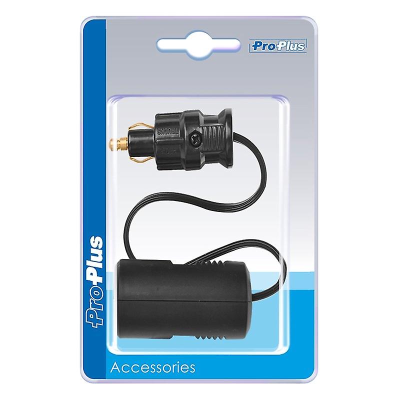 Adapter cable from DIN connector to cigarette lighter socket 25cm in blister