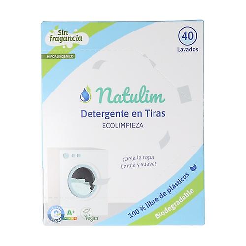 Eco detergent natural washing strips 40 washes