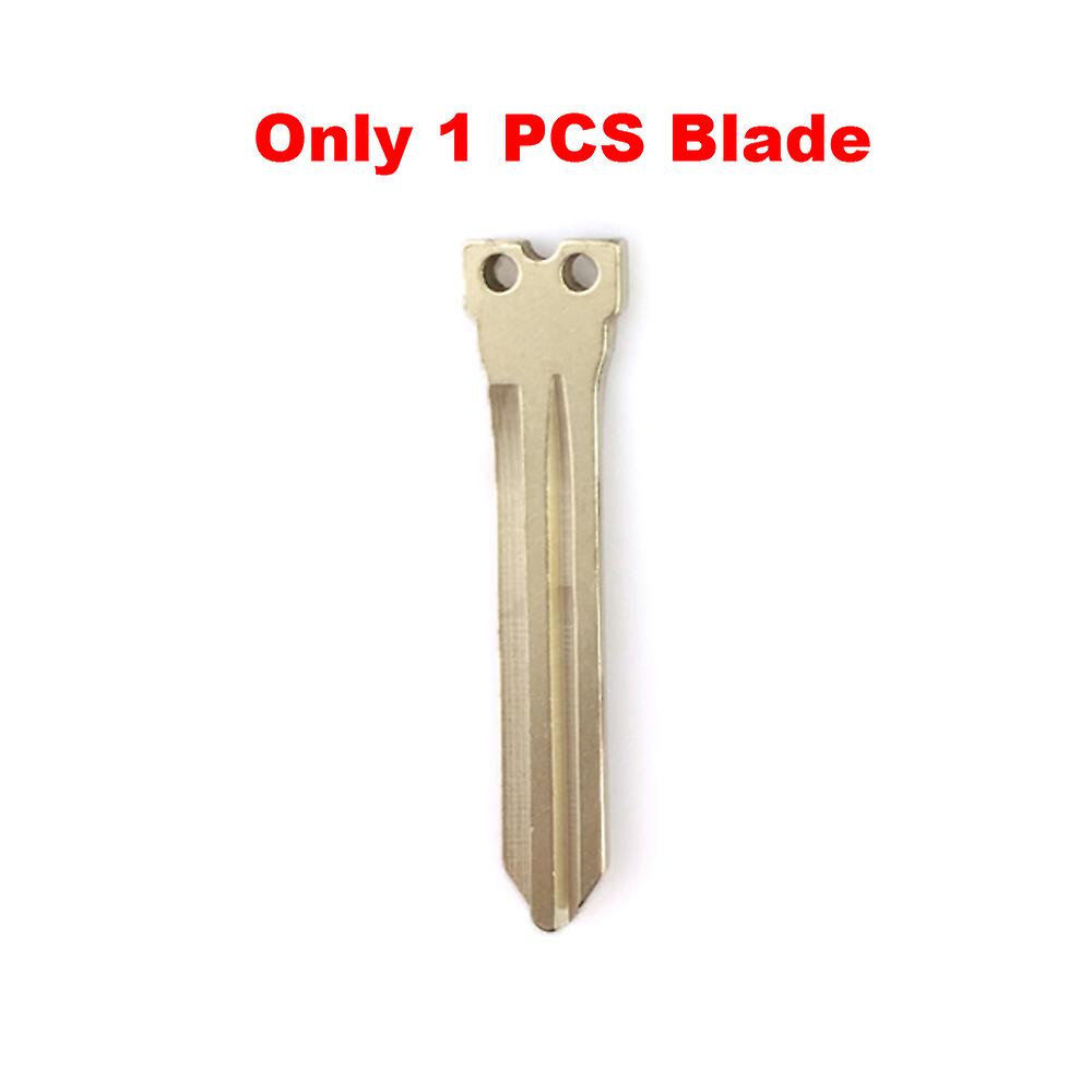 Car Key Shell For Ssangyong Korando Kyron Actyon Rexton Smart Control 2 Button Remote Cover Fob Case Replacement Blank Blade