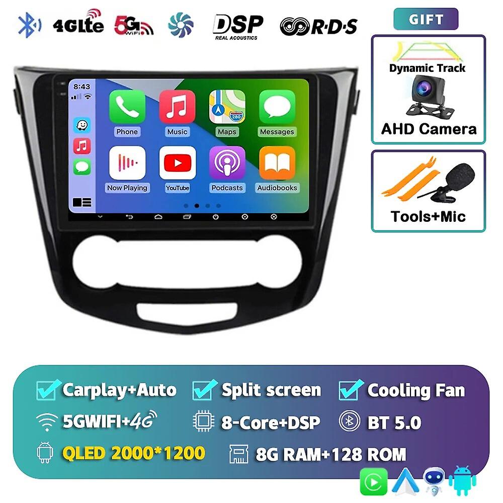 Android 13 Carplay Auto Car Radio For Nissan X-trail X Trail 3 T32 2013 2014 2015 2016 2017 Multimedia Player Stereo Wifi Dsp 4g