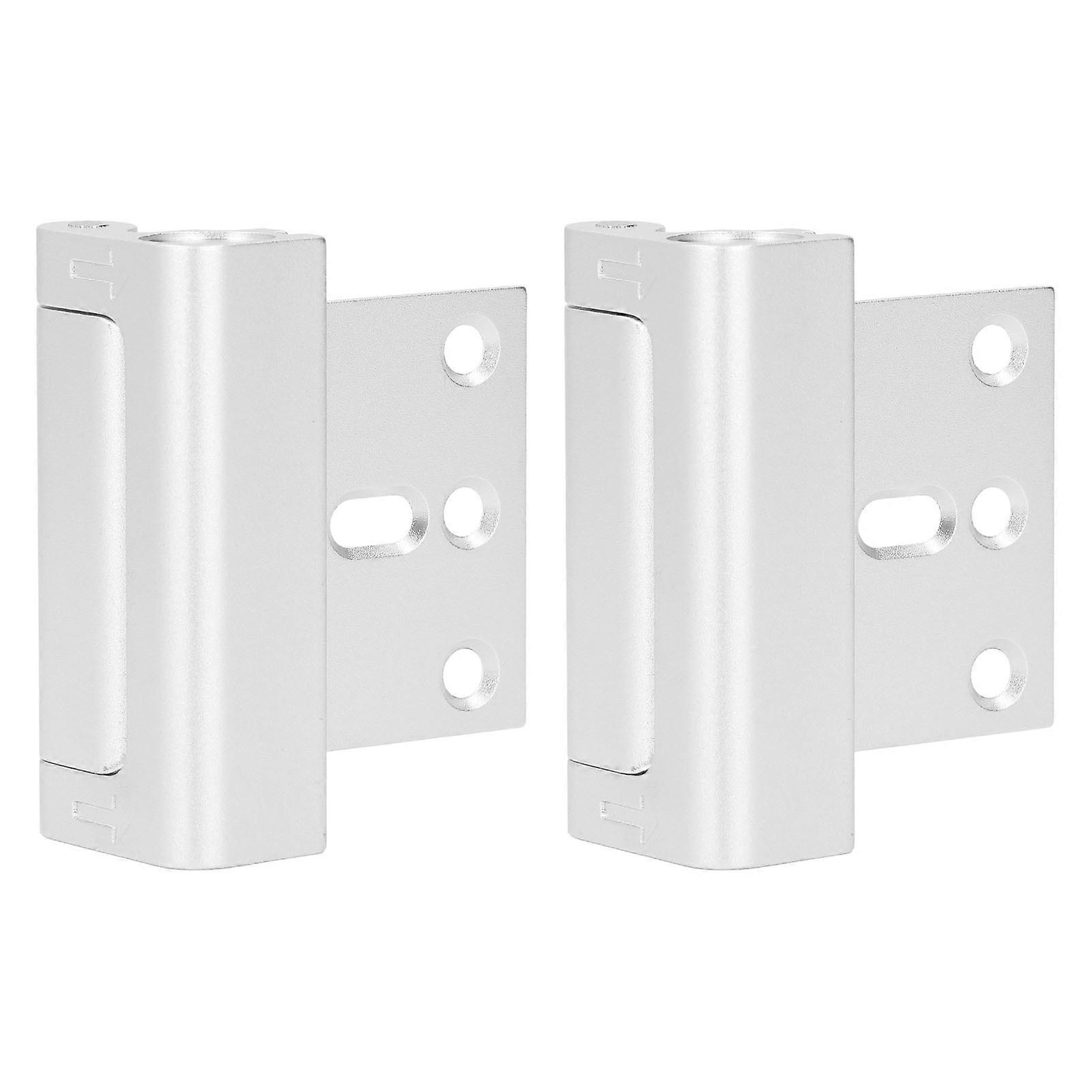 2Pcs Door Security Lock Withstand 800lbs Spring Loaded Childproof Reinforcement Lock with Screws for Home Indoor
