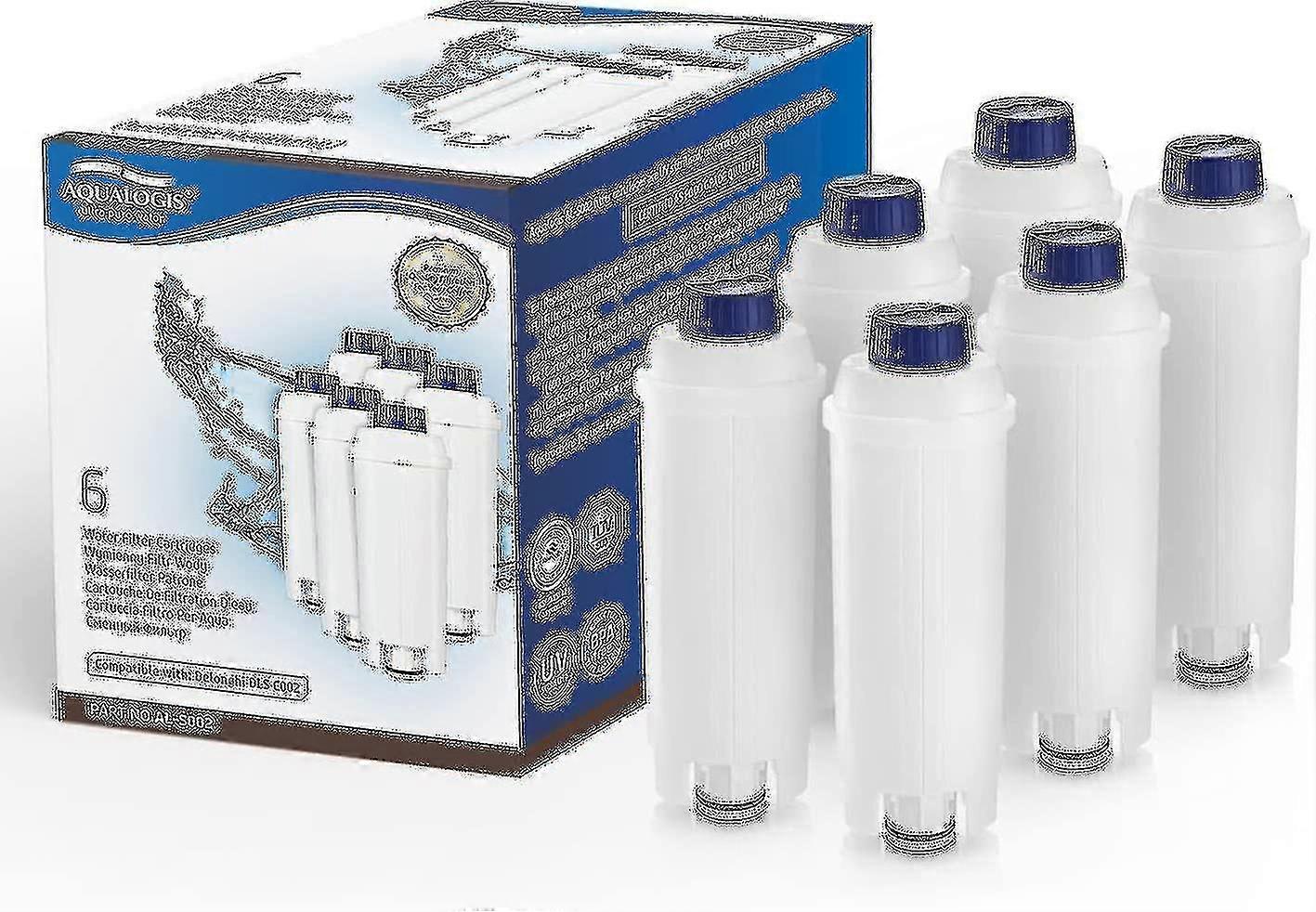 6つの高いQのDelonghi Ecam Esam Etam Bco ECプロダクト・パックと互換性がある活性炭の軟化剤が付いているコーヒー機械のための浄水器のカートリッジ