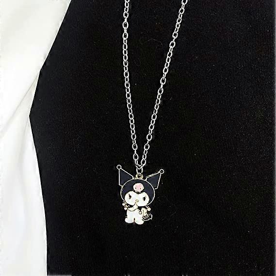 COLLANA DIVERTENTE CON CERAMICA BIANCA E PENDENTE RISERVATA PER... | su
