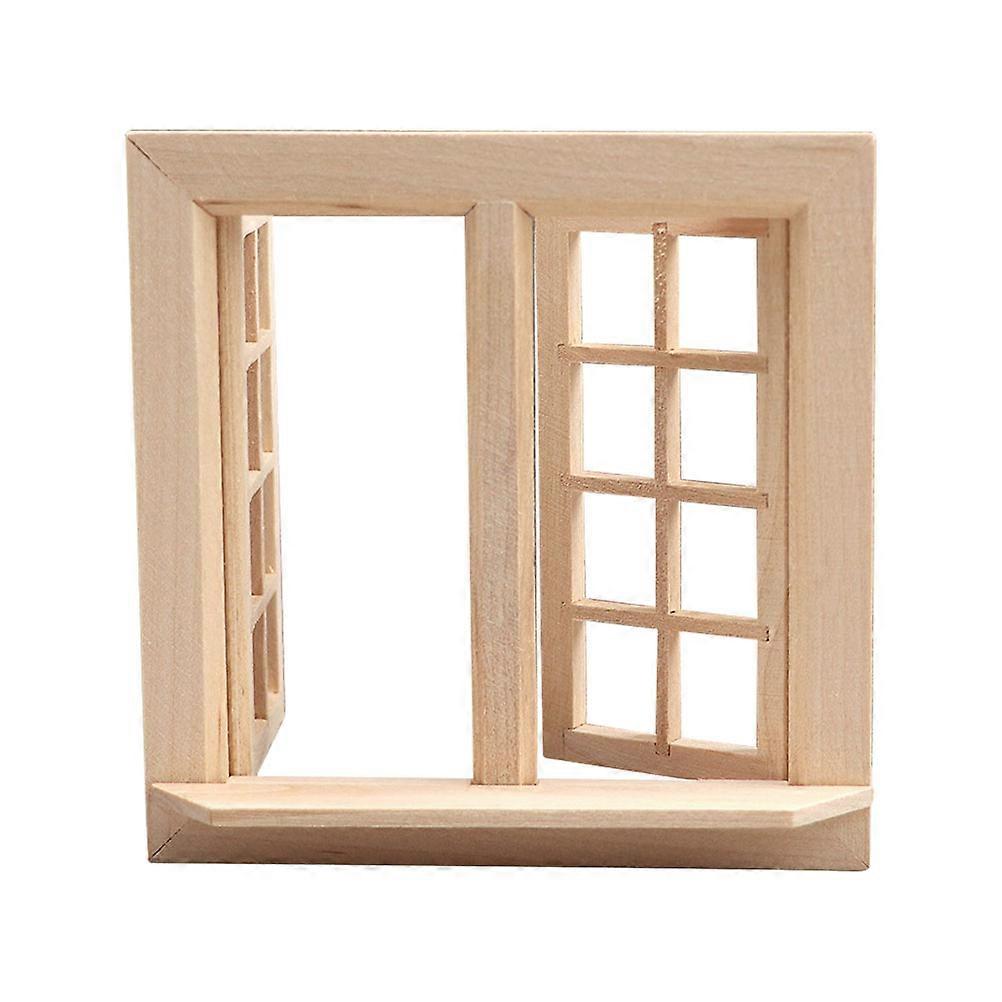 Childrens Furniture Miniature Wood Furniture Miniature Window Frame Miniature House Windows Mini Window Frame Kids Play Toy