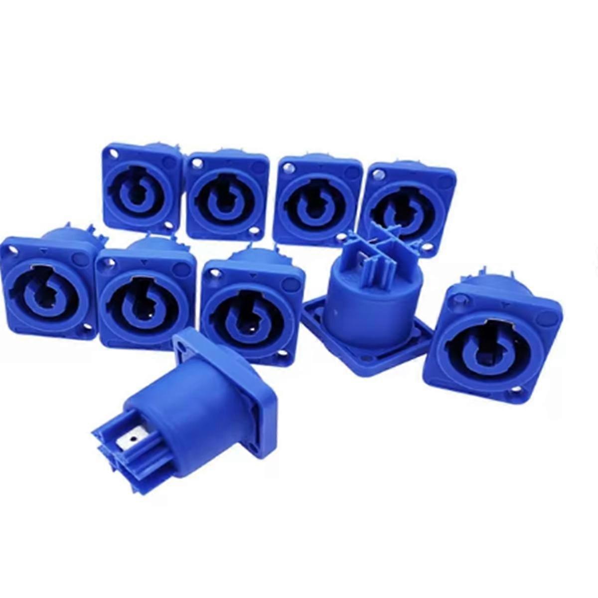 10PCS NAC3MPA-1 NAC3MPB-1 Power Speaker Panel Socket 20A Stage LED Lighting Audio 3-Pin Socket,Input