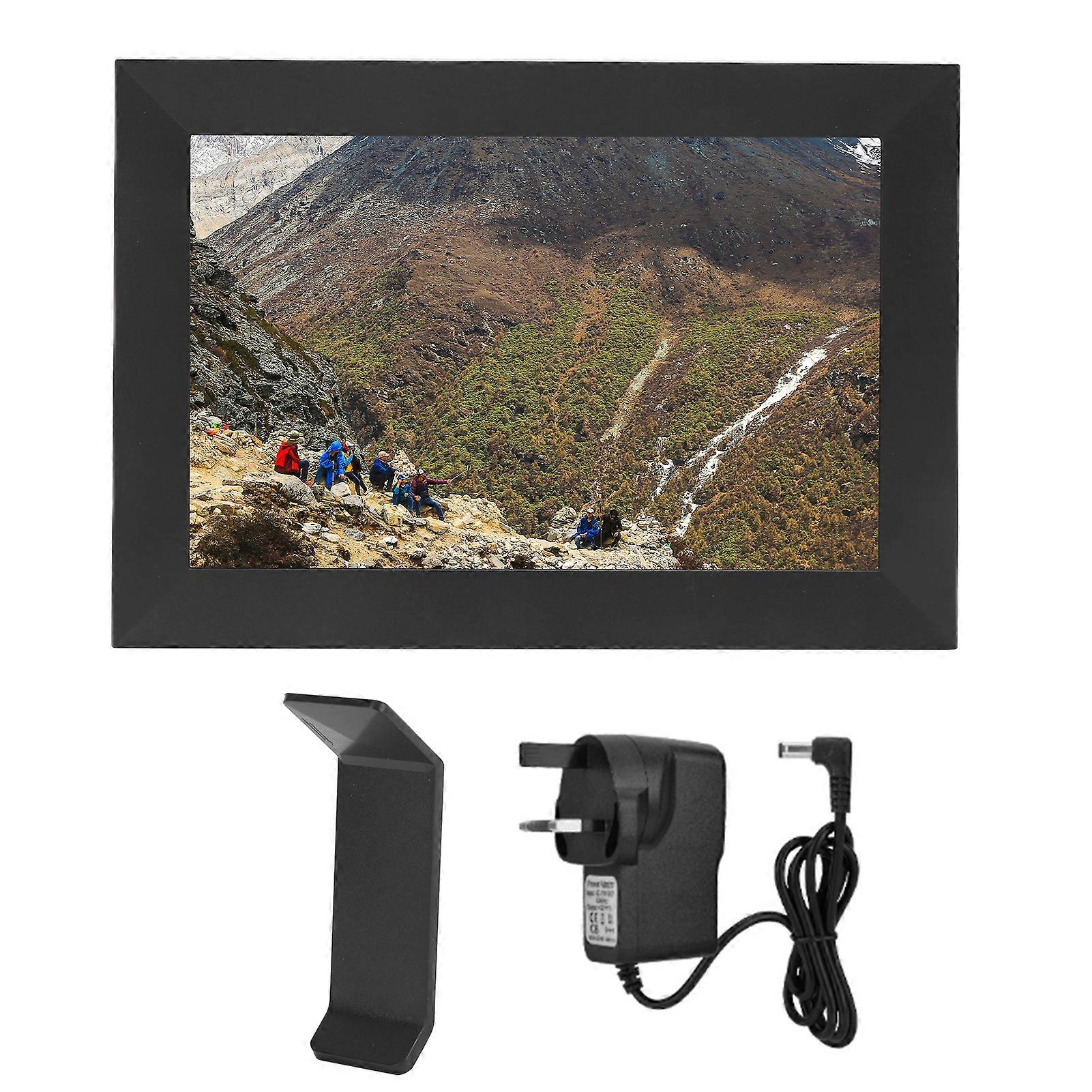 10.1in Digital Photo Album 16:9 1280x800 Ips Touch Screen Wifi Hd Display Picture Frame 100240vuk Plug