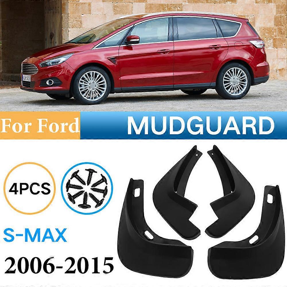 4 יחידות מגיני בוץ לפורד S-מקס 2006-2015 מגיני בוץ, מגני בוץ 2007 2008 2009 2010 2011 2012 2013 2014