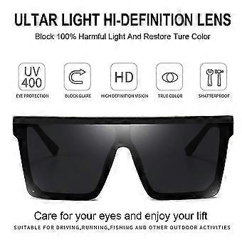 Occhiali Da Sole Oversize Monopezzo Con Lenti Oceaniche Alla - Foto 8