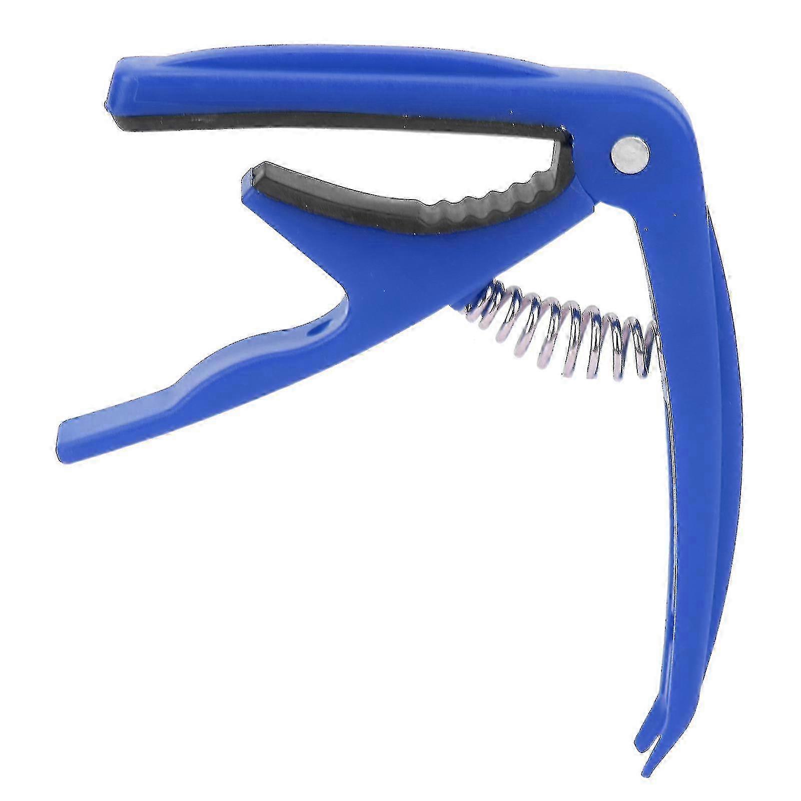 Guitar Capo Clamping ABS Shell Stringed Instrument Playing Tuning Accessories with SpringDark Blue_Dec
