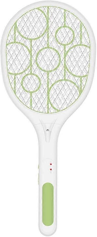 Electric Mosquito Swatter, USB Rechargeable Fly Zapper, 3600 Volt 3-Layer Mesh Effective Protection.