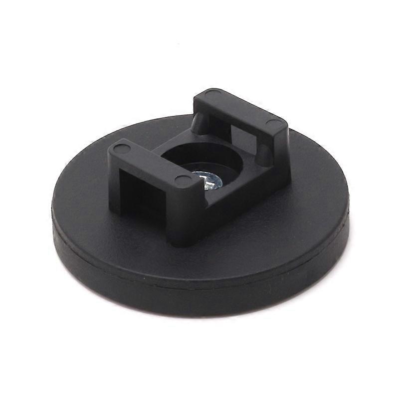 Pack Magnetic Cable Tie Holders - 43mm - Multi-Function - Magnetic Cable Tidy Clips for Cable OrganizationBlack