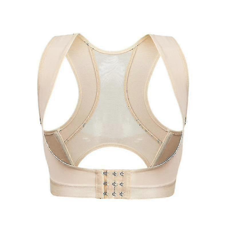 Women's Front Closure Wirefree Post Surgery Plus Size Back Support Posture Bra