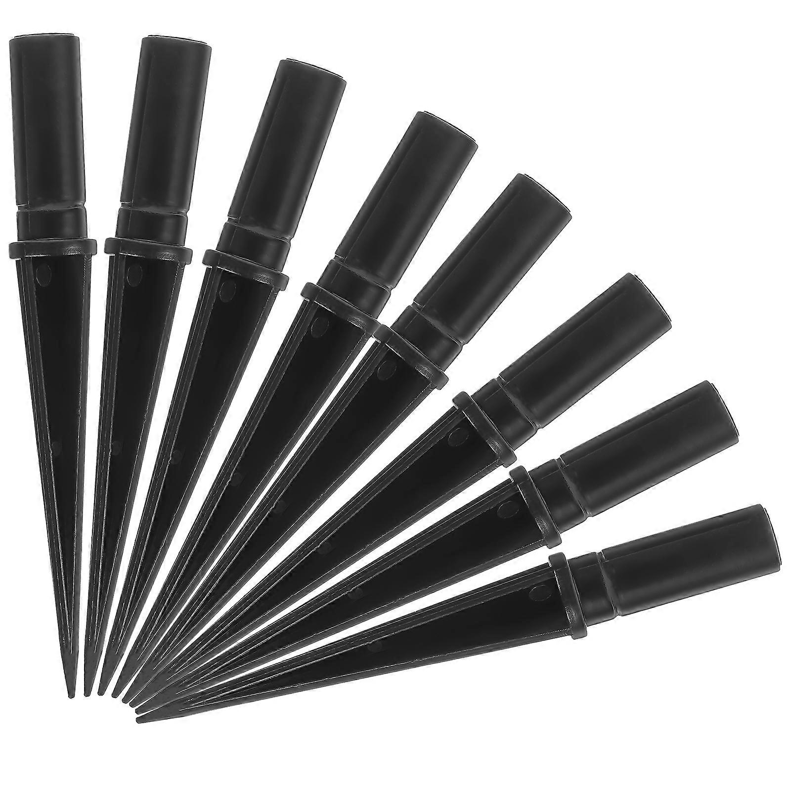 10pcs Reinforced Plastic Ground Spikes Lights Replacement Stakes for Garden Lamp