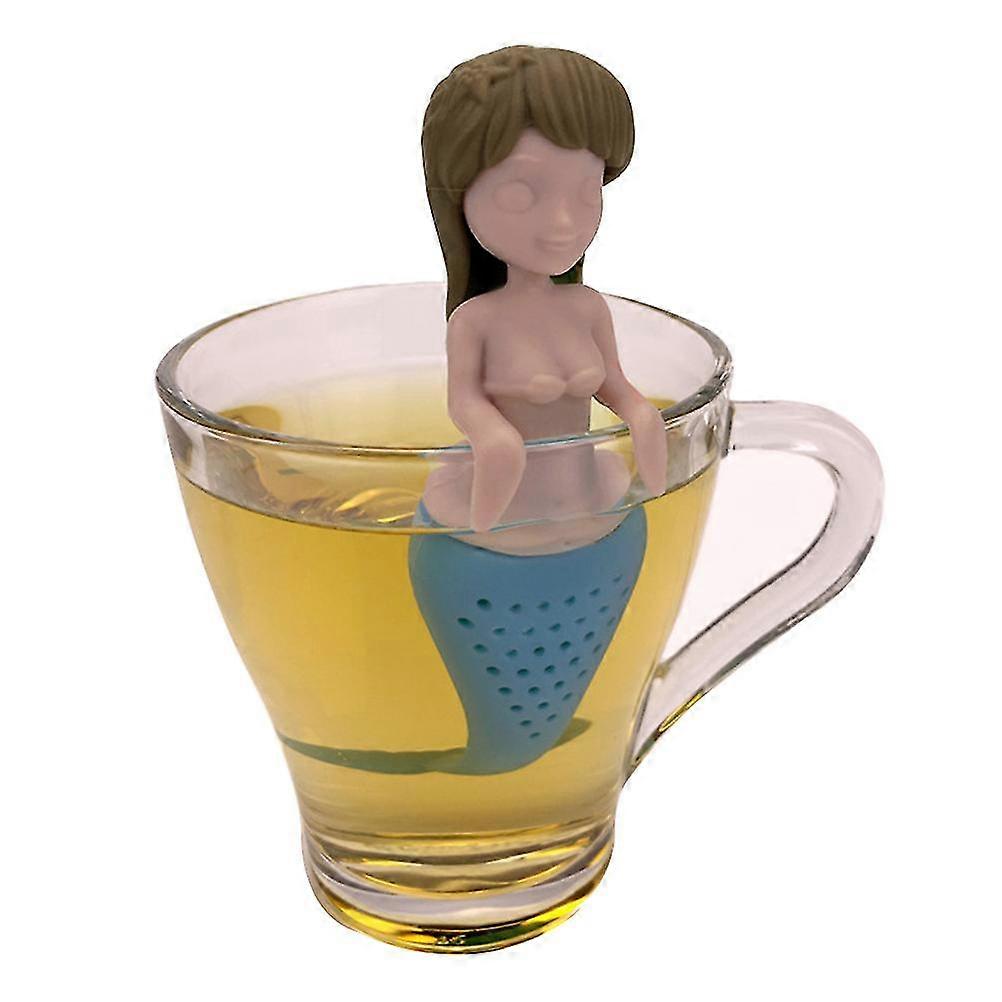 Mermaid Silicone Tea Infuser Tea Loose Leaf Tea Strainer Filter Diffuser Kitchen Tools Gadgets