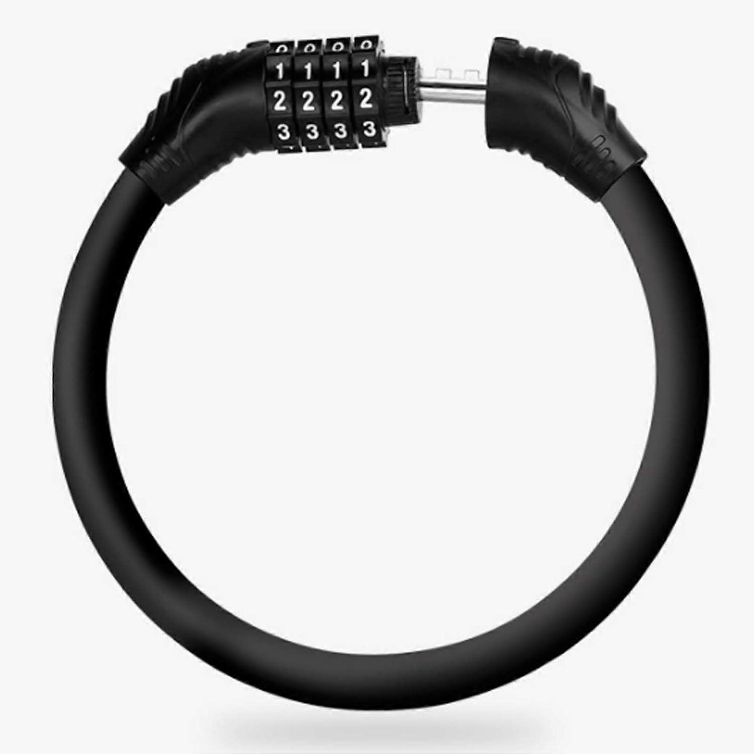Anti-theft Code,Secure Mini Steel Anti-theft Lock with Digital Code Combination - Adjustable and Flexible - Ideal for Bicycle, Motorcycle and More